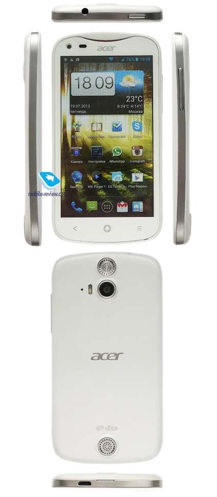 Áttekintés okostelefon Acer Liquid e2