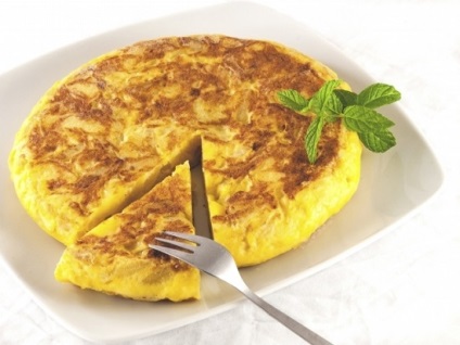 Omelet fără rețete de gătit cu lapte, ls