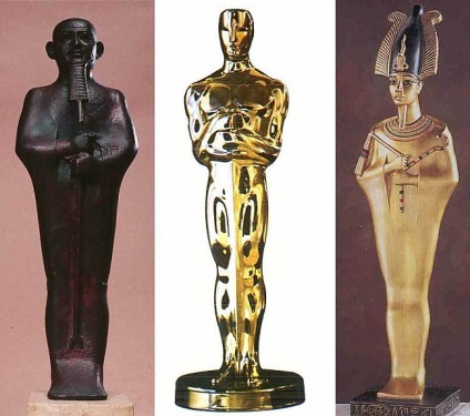Oscar szobrocska egyiptomi kultikus Sokar