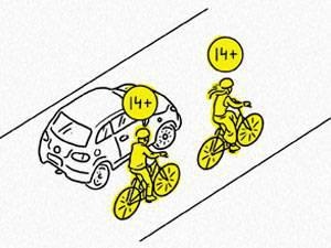 Drepturile și obligațiile de bază ale unui ciclist (PDD)