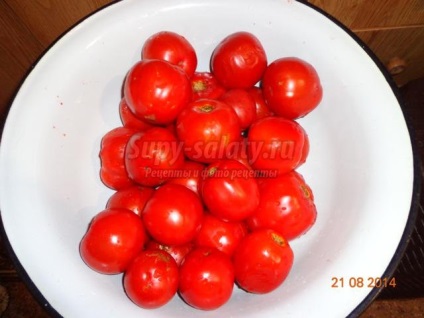 Pureu de tomate de legume pentru iarnă