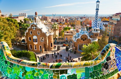 Park Guell în Barcelona