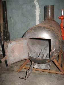 Cuptor cu gaz cuptor manual pentru auto-asamblare a sobelor pentru încălzire și cazan