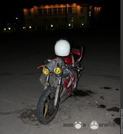 Prima motocicleta este agar, live Angarsk