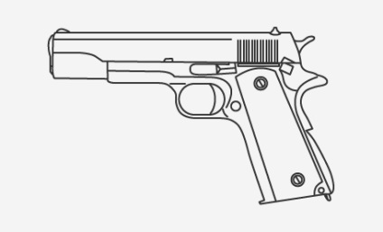 Colt pistol în istoria armatei americane, film și mass-media