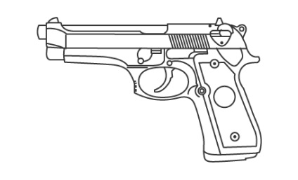 Colt пистолет в историята на американската армия, киното и медиите