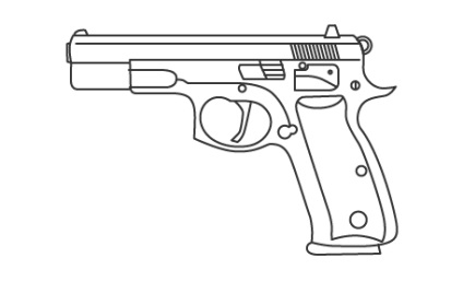 Colt pistol în istoria armatei americane, film și mass-media