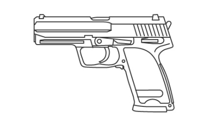 Colt pistol în istoria armatei americane, film și mass-media