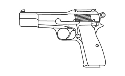 Colt pistol în istoria armatei americane, film și mass-media