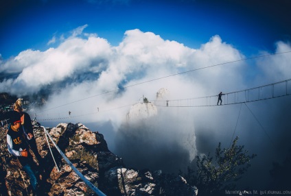 Suspendate poduri pe ai Petri în Crimeea, știri de fotografie