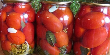 Tomate în zăpadă cu usturoi pentru iarnă - rețetă pentru roșii conservate