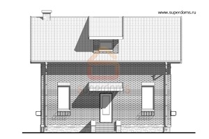 Projekt Ház angol stílusú 87 négyzetméteres