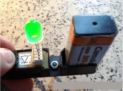 Egyszerű teszter vizsgálati LED