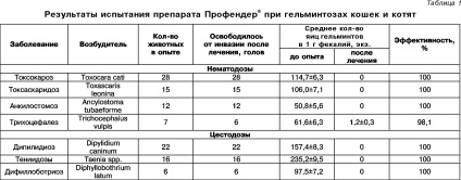 Distribuția helmintiazelor de pisici în Rusia și tratamentul lor cu antihelmintice