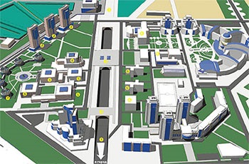 Dezvoltarea Universității Federale Siberice, construirea unui cfu