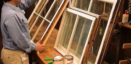 Restaurarea ferestrelor din lemn cu mâinile tale
