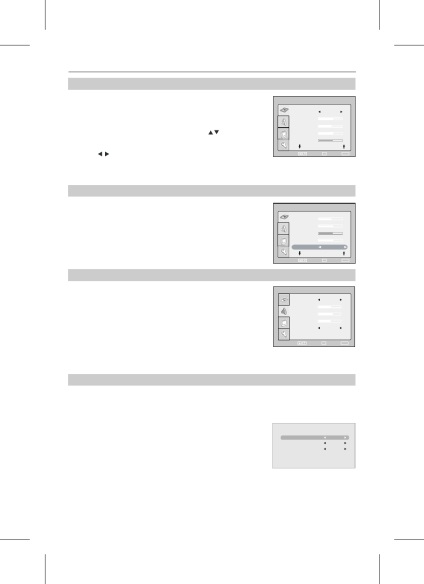 Modul TV, reglarea TV, setările modului de difuzare TV,