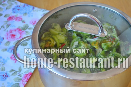 Salata de roșii verzi pentru iarna 