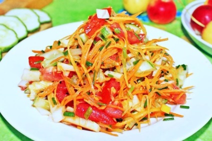 Salată de tomate, morcov, mere - referință și portal de informații 55555 pervouralsk