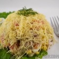 Salată cu carne și șampanie - rețete originale de gătit, site de ciuperci