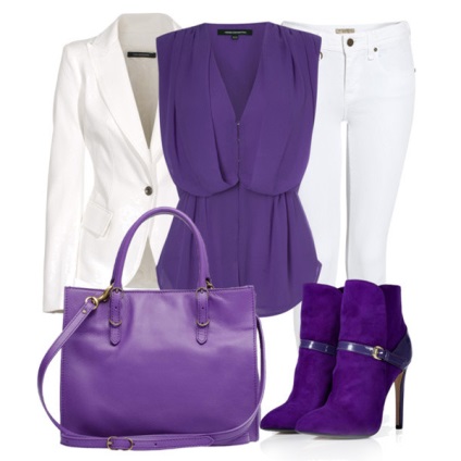 Cu ce ​​să combinați o culoare purpurie în haine și accesorii