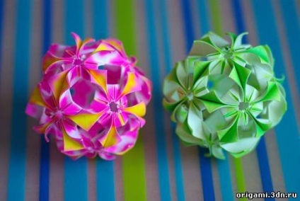 Bowl de flori, quilling și origami