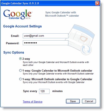 Sincronizare Outlook, ical, sunbird și iPhone cu calendar calendar Google
