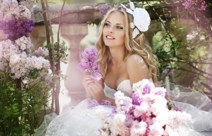 Liliac - nunta flori parfumate la sărbătoare