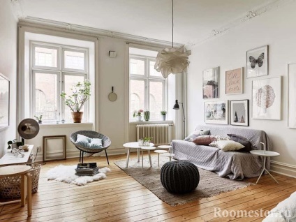 Stilul scandinav în interiorul a 50 de fotografii