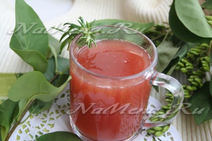 Juice egres a téli otthon, egy egyszerű recept