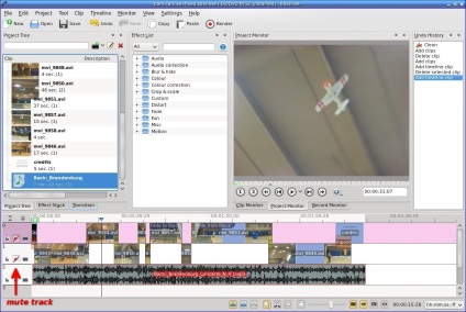 Crearea de filme în Linux folosind kdenlive, Partea 2