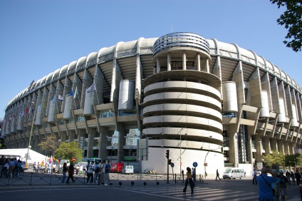 Stadionul Santiago Bernabéu din Madrid