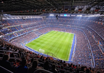 Stadionul Santiago Bernabéu din Madrid