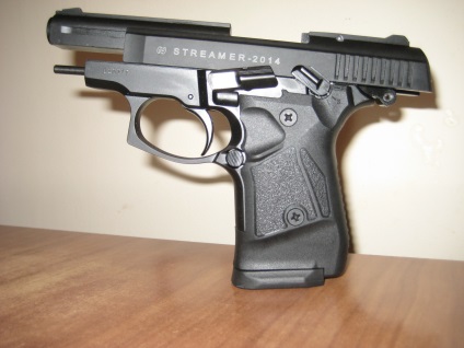 Streamer pistol traumatic 2014, cartușe, caracteristicile traumei traumatice turce și o revizuire
