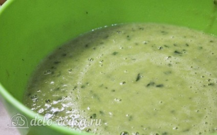 Supa de pudră din rețeta verde de mazăre, cu foc de gătit, cu pas cu pas, din mazare verde
