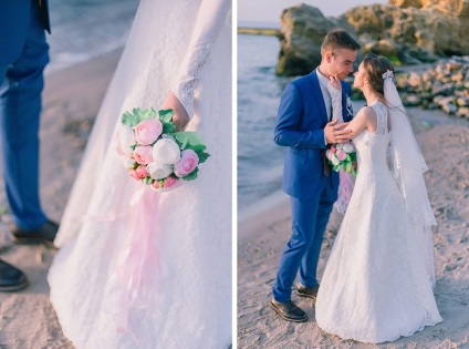 Fotografia de nunta la rasaritul oceanului din Odessa - maxima neplacuta