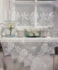 Schema de crocheting lotiune servetele, fete de masa si alte produse