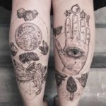 Tatuaj gravuri schițe, caracteristici de stil, fotografii inspirationale