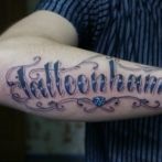 Tattoo minták betűkkel