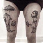 Tattoo stílus metszés legjobb fotók és vázlatok