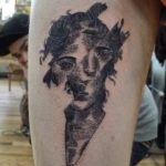 Tatuaj în stilul de gravare pe site-ul despre tatuaje-tatuaje-schițe (86 poze)