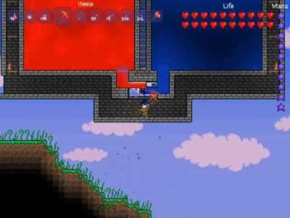 Terraria cum se face obsidian