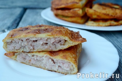 Aluat pentru chebureks - delicios și crocant cu vodcă (7 rețete) - rețetă cu fotografie pas cu pas