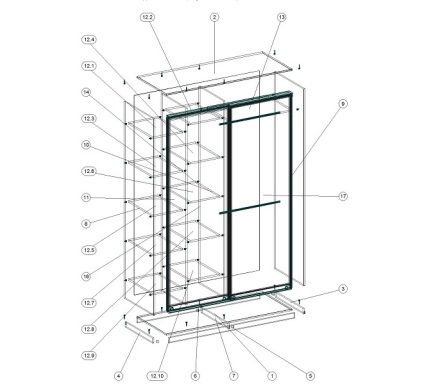 Învățați să faceți singur mobila - un dulap cu dulap • un ghid al unui utilitar de mobilier