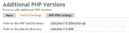 Telepítése php 7