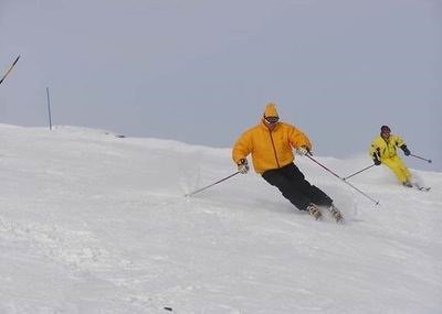 În Bansko, muntele nu este la fel de lat ca Chegette