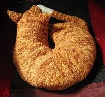 Ace tricotate roșu pisica Jingga