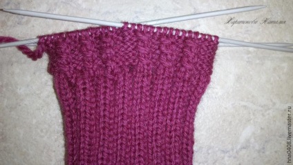 Am tricotat șosete confortabile pe o talpă simplă - târg de maeștri - manual, manual
