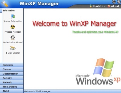 Winxp manager rus descărcare gratuită