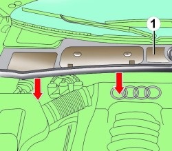 Cseréje a hűtőfolyadék - Audi A6